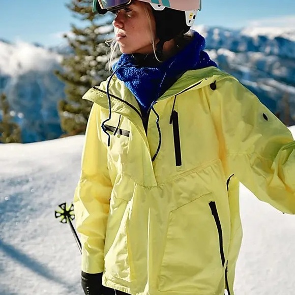 Free people FP Movement Peak To Peak Popover Ski/hiking jacket size S NWOT - Picture 4 of 10